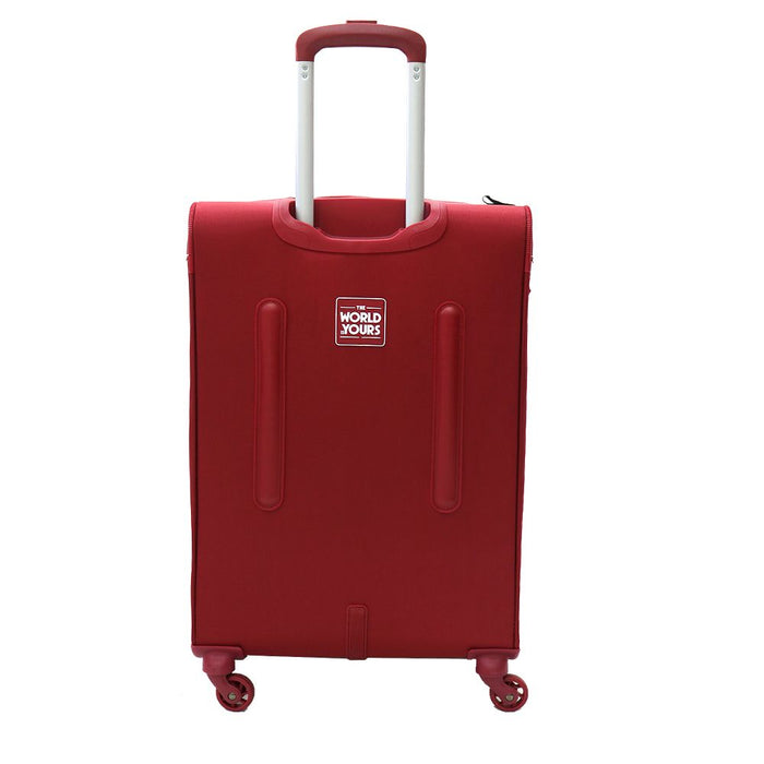 ARMN Flexis 20 Inch Canvas Luggage - Red