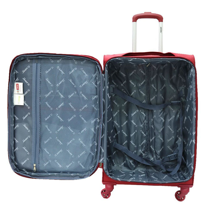 ARMN Flexis 20 Inch Canvas Luggage - Red