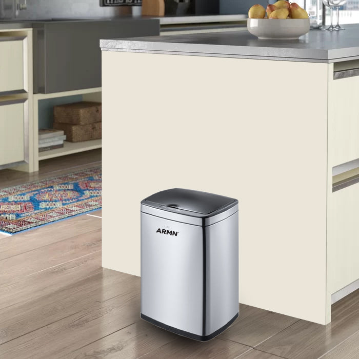 ARMN brand Tramontina 15L Sensor Waste Bin - Silver