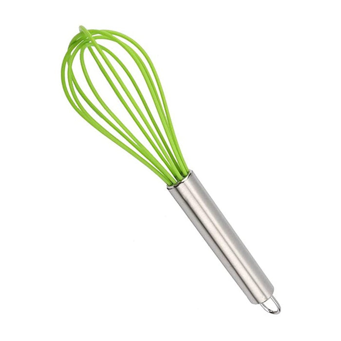 Ibili brand 25cm Silicone Whisk - Green