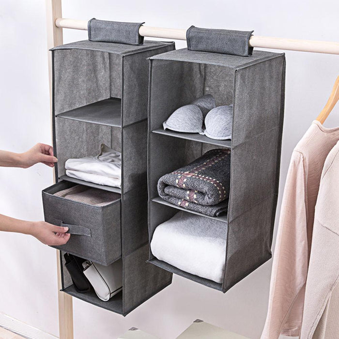 ARMN TidyFold Storage Rack with 9 Shelves, 63*27*27 cm - Gray