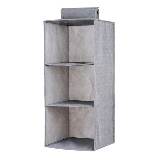 ARMN brand TidyFold Hanging 3-Shelf Organizer - Gray