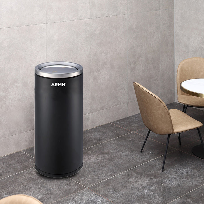 ARMN brand Tramontina 50L Swing Top Waste Bin - Black