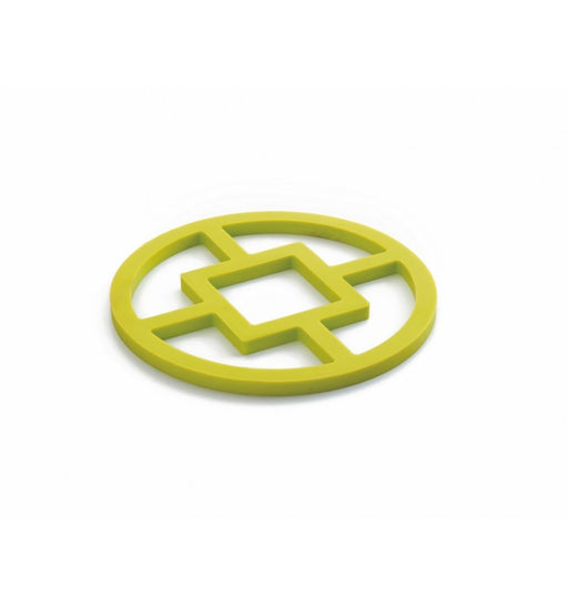 Ibili brand 16 cm Round Silicone Trivet - Green