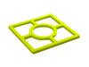 Ibili brand 16x16 cm Square Silicone Trivet - Green