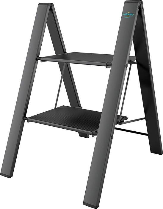 Colombo Leonardo 2-Step Ladder - Black