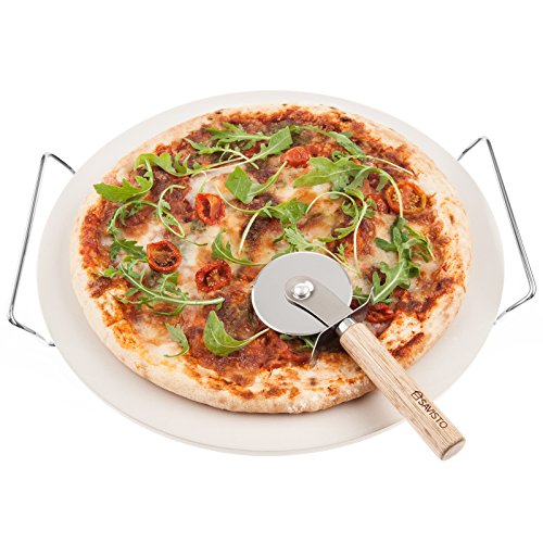 Ibili brand 33cm Pizza Stone with Base