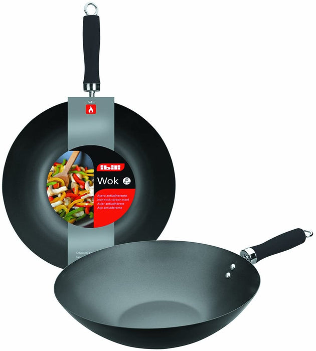 Ibili brand 30cm Wok - Black