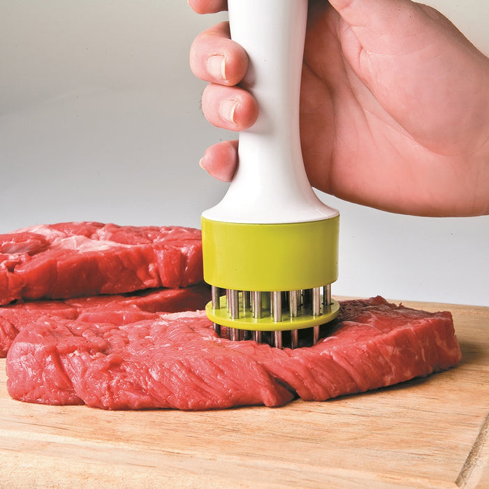 Ibili brand Meat Tenderizer - White & Green