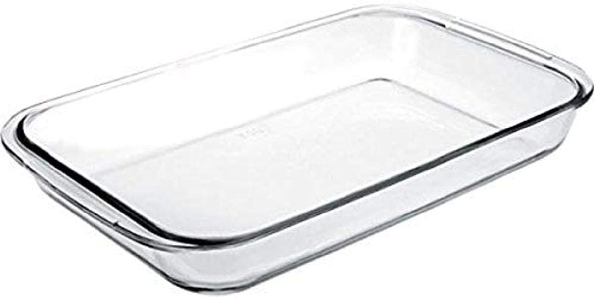 Rectangular glass oven tray 23*15 cm from Ibili Kristall