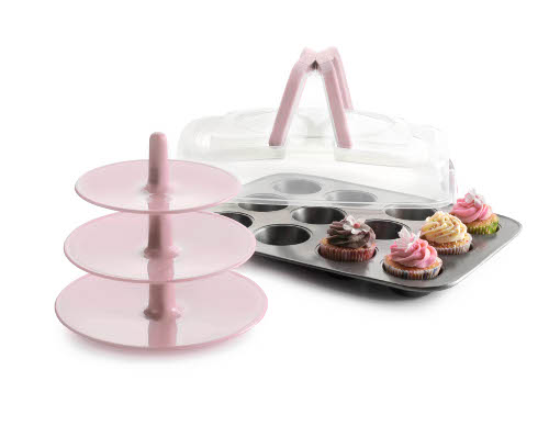 Ibili brand Muffin Mold with Lid & Stand