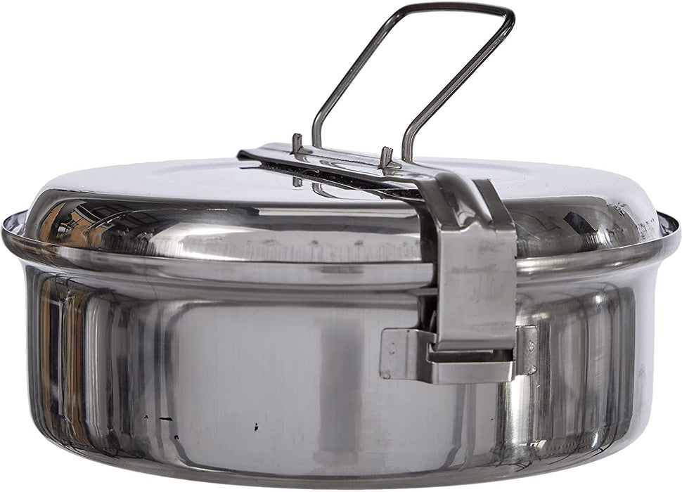 Ibili 2-Plate Steel Food Container