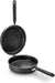 Ibili brand 20cm Double Omelette Frypan - Black