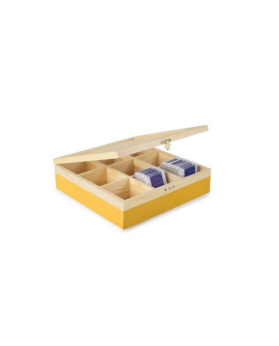 Ibili Amarillo 9 Compartment Tea Chest