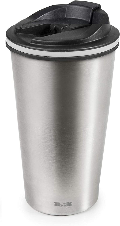 Ibili brand Vaso 410ml Vacuum Mug - Steel