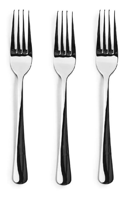 Ibili brand Set of 3 Dessert Forks - 17.7 cm