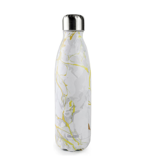 Ibili brand Marble 500ml Double Wall Thermos Bottle - White