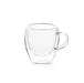 Ibili brand Set of 2 Double Glass 150ml Cups