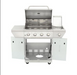 شواية غاز ستانلس ستيل 4 شعلات غاز من NEXGRILL Bashiti Hardware