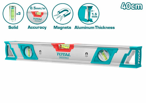 Total Magnetic spirit level 60cm (TMT24086M) Bashiti Hardware